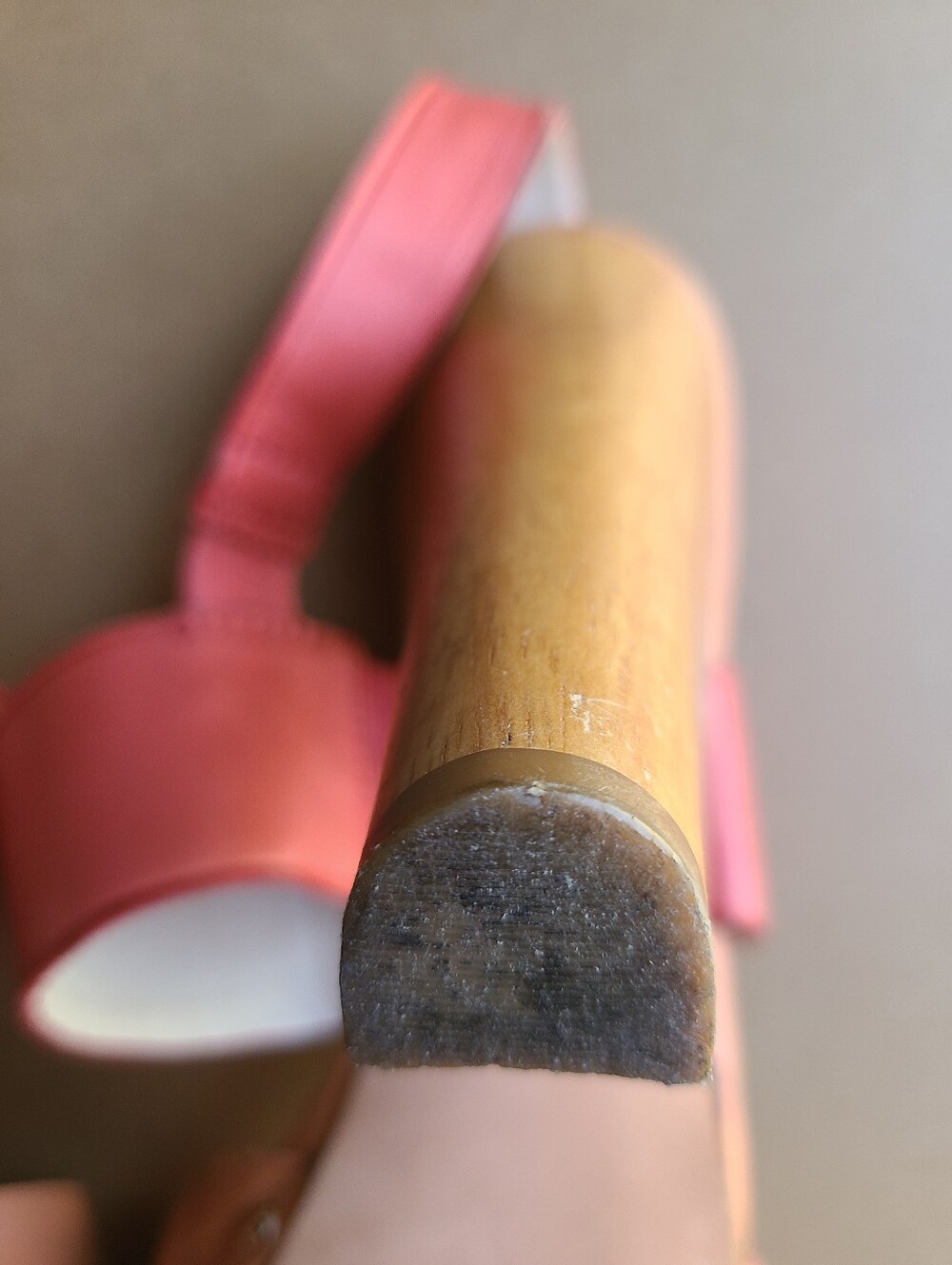 Coach Darcey Vachetta Platform Wood Heel Sandal (Pink/Coral) - Picture 10 of 16